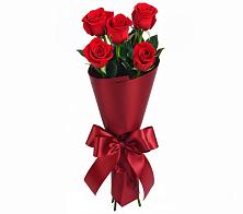 Букет 5 Красных роз Эдлесс Лав в Горки-8