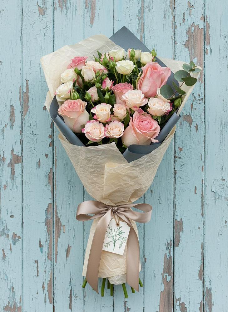 Букет цветов из: Розы в Горки-8