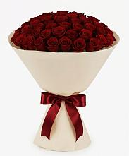 Букет 101 Бордовая роза Блэк Бакарра в Горки-8