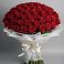 Букет 101 Красная роза Блэк Мэджик в Горки-8