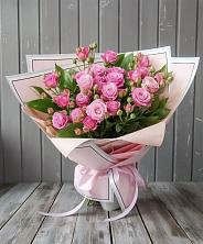 Букет Розовый кустик в Горки-8