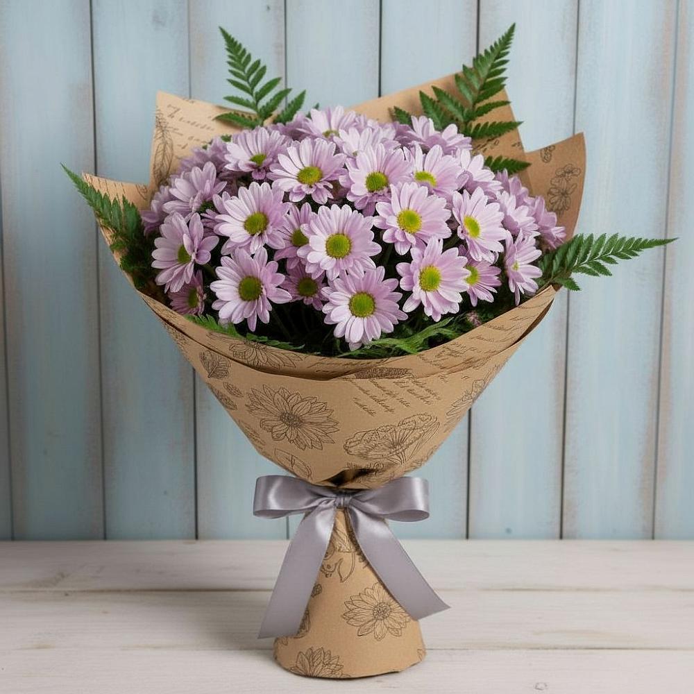 Букет цветов из: Хризантемы в Горки-8