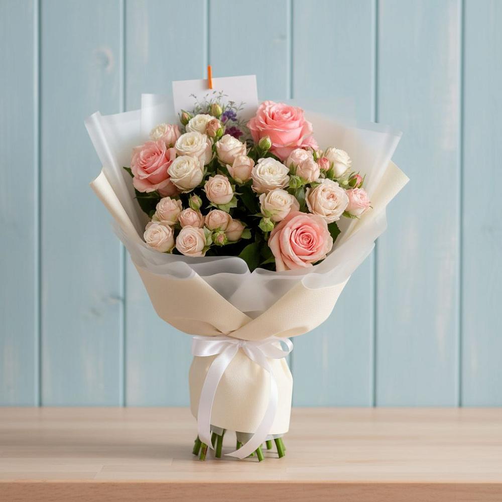 Букет цветов из: Розы в Горки-8