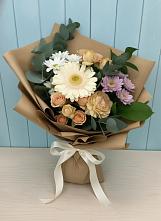 Букет цветов из:  Герберы и Хризантемы в Горки-8