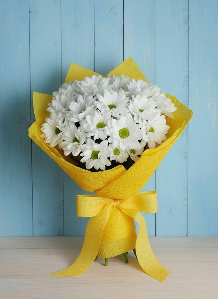 Букет цветов из: Хризантемы в Горки-8