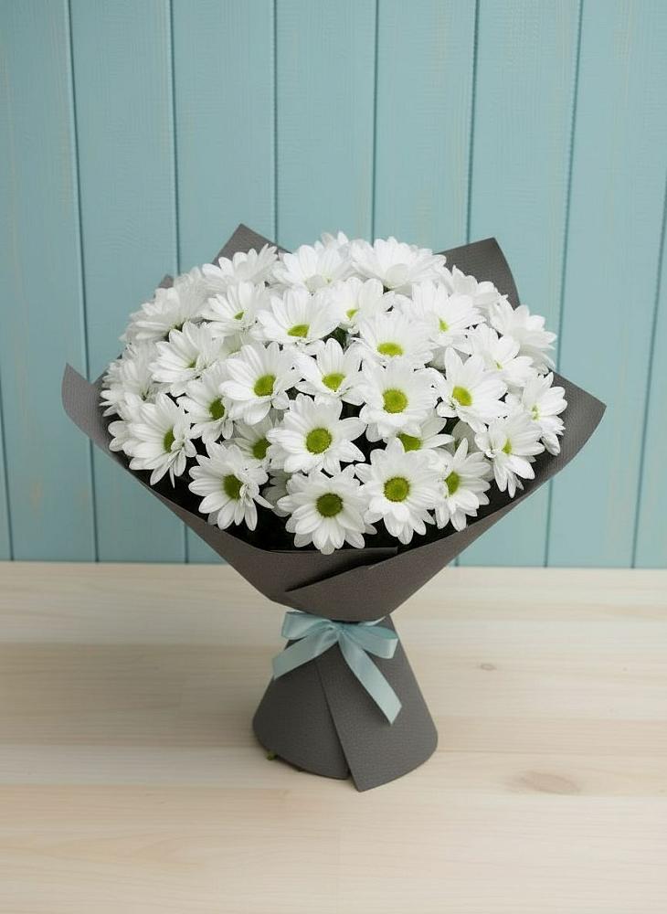 Букет цветов из: Хризантемы в Горки-8