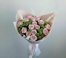 Букет цветов из:  Розы и Хризантемы в Горки-8