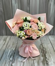 Букет цветов из:  Гвоздики, Розы и Хризантемы #REPLACE_PRED# Горки-8