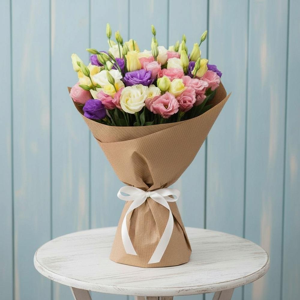 Букет цветов из: Лизиантусы в Горки-8