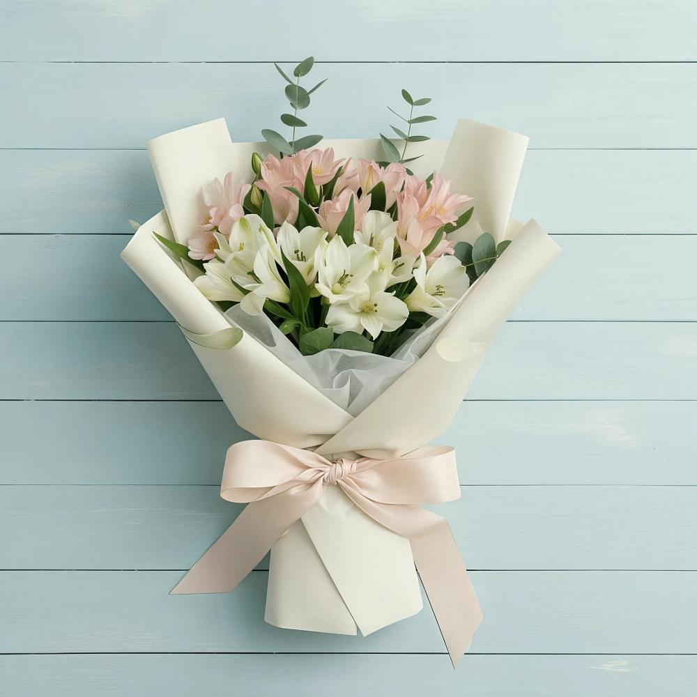 Букет цветов из: Альстромерии в Горки-8