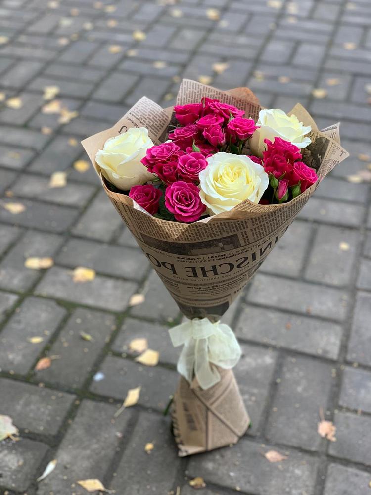 Букет цветов из: Розы в Горки-8