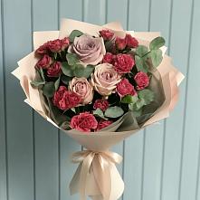Букет цветов из:  Гвоздики и Розы #REPLACE_PRED# Горки-8