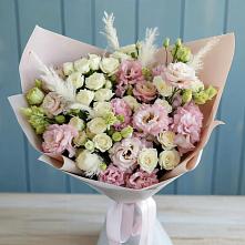 Букет цветов из:  Альстромерии и Розы в Горки-8