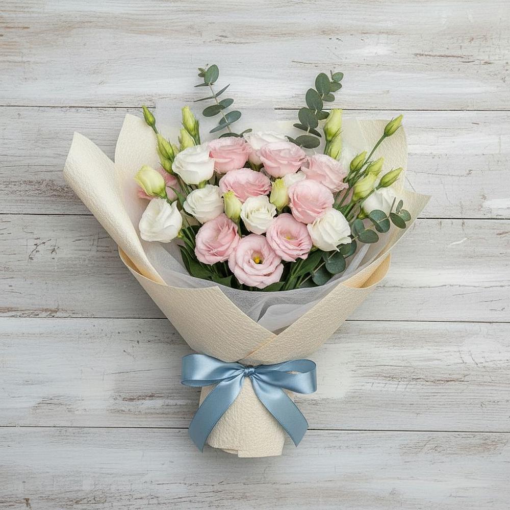 Букет цветов из: Лизиантусы в Горки-8